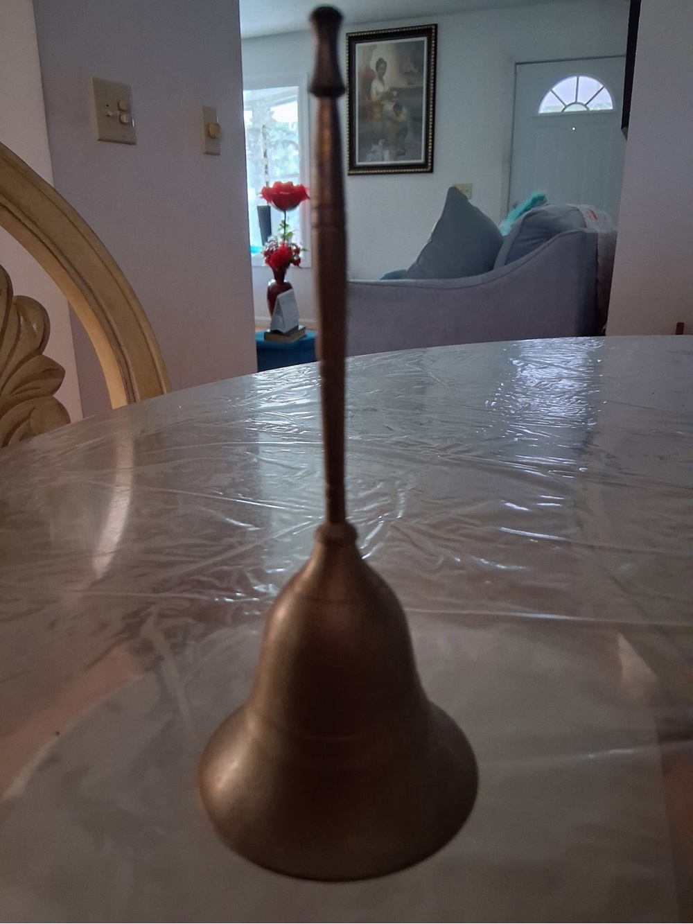 Brass Hand Bell - Brown Finish